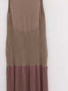SWAYING 25 Early Autumn One-shoulder splicing bud vest dress SW-SW25PF2L02C1-KQ Khaki